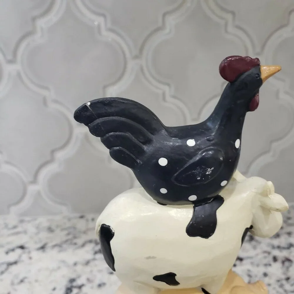 Maison Rouge Friends Farmyard Stacked Animals Sheep Pig Cow Chicken Figurine - Picture 5 of 8
